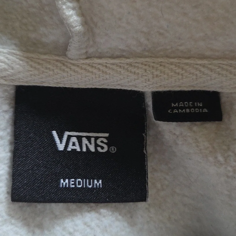 Vans Light Gray Hoodie with Embroidered Accents - Picture 9 of 9